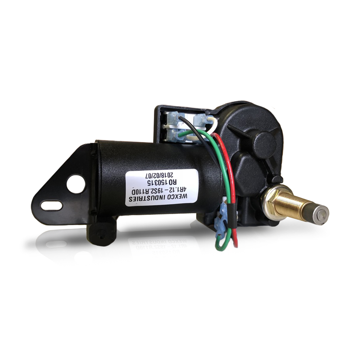 4R2.12-19S2.R110D - Two and a half inch (2.5") shaft, 12V With Two-Speed Switch Installed