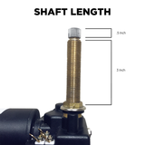 4R3.12.R110CEBDIN - Three and a half inch (3.5") DIN shaft, 12V