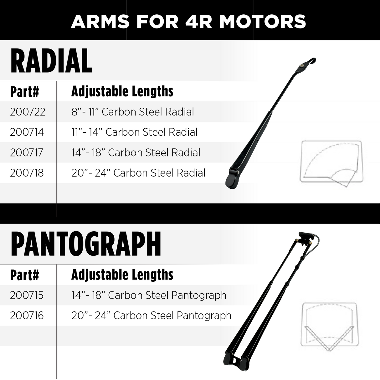 4R3.12.R110D - Three and a half inch (3.5") shaft, 12V