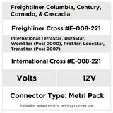 AX9113 Freightliner - International - Kenworth - Volvo Commercial Wiper Motors