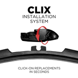 CLIX Original Beam Windshield Wiper Blade 14"-32"